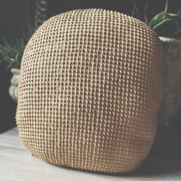 Primitive Tea-dyed Rustic Snowman Pillow - Picture 6 of 8